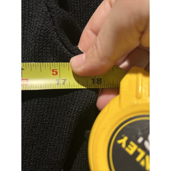 Vtg St John Santana Knit Black Jacket White Piping Crochet Hem Buttons Sz 2 - Picture 11 of 12